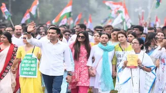 'Silent Invisible Rigging': Mamata Banerjee Leads Massive Kolkata Rally Against Voter Roll Revision