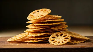 Crispy Baked Kamal Kakdi Wafers Are The New Diet Trend