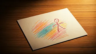 Decoding Childhood Art: What a Father's Falling Figure Drawing Reveals About Young Minds