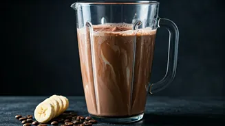 Energize Your Mornings: 5-Minute Vegan Mocha Banana Protein Shake