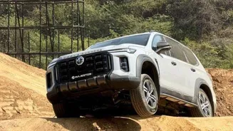 MG Majestor breaks cover as India's 1st 'D+ segment' SUV