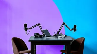 Creators in Tier 2 cities build quick podcast reels using AI editing tools