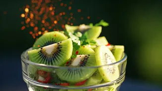 The Best Chili Lime Kiwi Salad For Snacks