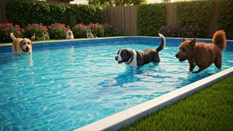 Cool Down Furry Friends Via Neighborhood Pet Pool Parties