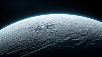 Europa's Spider Scar: Hints of Hidden Water!