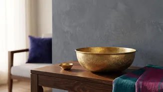 Budget-Friendly Navratri Decor: Refresh Living Rooms With Handcrafted Brass And Local Weaves
