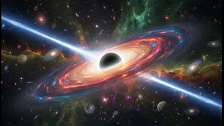 How astronomers track real-time activation of massive distant cosmic black hole
