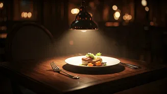 Restaurant Lighting Has Entered Main Character Mode