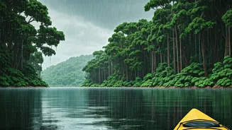 Kayaking Through Monsoon Landscapes Hits Different