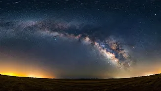 The Magical Night Sky Sparkle Traveled For Centuries To Earth