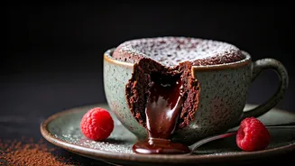 The Ultimate Gooey 2 Minute Molten Lava Mug Cake