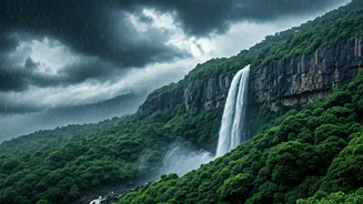 Experience Epic Heavy Rain Spells Along Lush Western Ghats