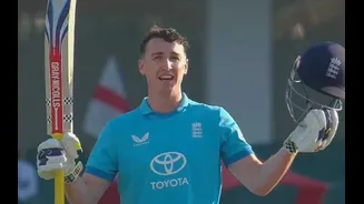 Harry Brook scores first ODI double century by an England batter, breaks fastest 200 record
