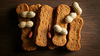 Give Your Dog Festive Treats Baking Homemade Peanut Biscuits