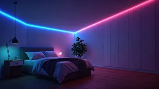Gen Z Bedroom Upgrades Feature Smart Color Changing Mood Lights