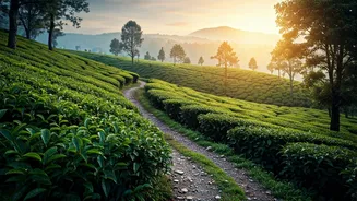 Wander Through Misty Darjeeling Tea Estate Trails For Romantic Getaways