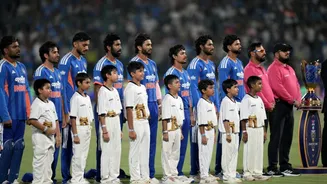 Full 'Vande Mataram' played at India-Afghan match; Congress questions logic