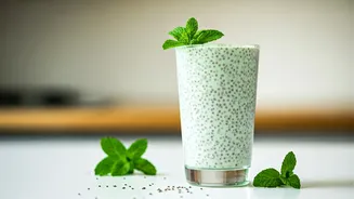 Boost Summer Hydration Using Upgraded Mint Chia Seed Lassi