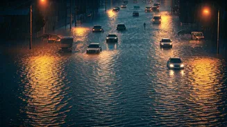 Dodge Waterlogged Main Street Gridlocks Relying On Traffic Feeds