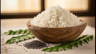 Curry Leaves, Mustard Seeds And Rice Make A Simple Comfort Meal