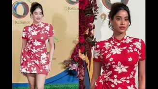 Janhvi Kapoor’s Latest Look Is A Red Miu Miu Mini With A Fresh And Modern Finish