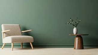 Contemporary Designers Swear By Stunning Deep Sage Green Room Walls