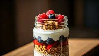This Layered Muesli Greek Yogurt Parfait Is Heaven