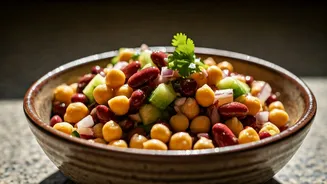 High-Protein Chickpea & Rajma Salad: Your Go-To Balanced Lunch for Health & Weight Management