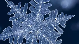 A Thin Layer of Ice Crystals Can Signal Moisture Movement