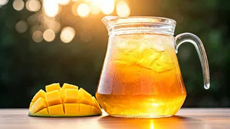 Fix Bland Summer Iced Tea Using Frozen Mango Puree Magic