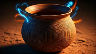 Sotho Pottery's Vibrant Echoes in Modern Digital Art: A Fusion of Heritage