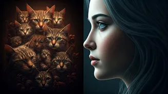 Optical Illusion Reveals Your Coping Style: Cats or Woman First?