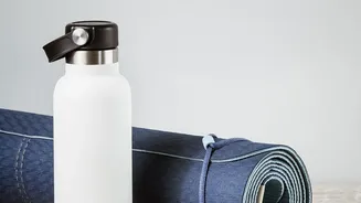 Keep water bottles in sight to stay hydrated