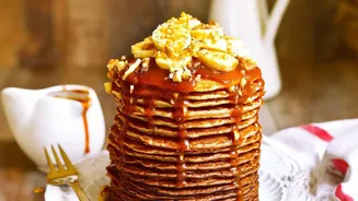 Banana And Cinnamon Give Ragi Pancakes A Familiar Sweet Breakfast Flavour