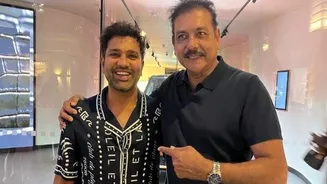 Ravi Shastri Reunites with Rohit Sharma in London; Former captain’s clean-shaven look goes viral