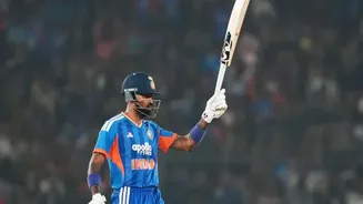 WATCH: Hardik Pandya smashes 52 off 28 balls at a strike rate off 185 vs Namibia in T20 World Cup 2026