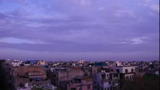 Moderate Rainfall and Yellow Alert Issued for Delhi-NCR; AQI Remains Poor