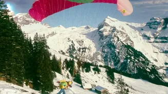 Winter paragliding in French Alps guide