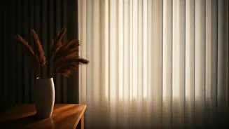 Maximize Natural Monsoon Light Utilizing Light Breathable Cotton Curtains Indoors
