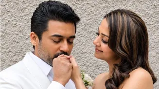 Suriya-Jyotika renew wedding vows: Exploring the couple's dreamy love story