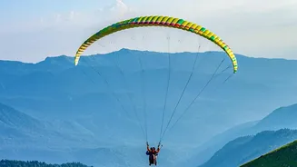 The Alpine Paragliding Experience Requires Preflight Assessment And Suitable Equipment