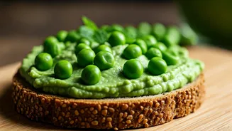 Vibrant Mint Green Pea Mash Is The Only Sandwich Coating