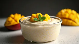 The Absolute Best Mango Oat Milk Pudding Recipe On Reels
