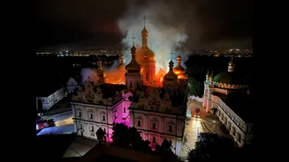 Russia denies hitting UNESCO-listed Kyiv monastery, says US-made Patriot missile caused damage