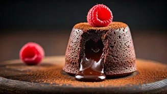 This Double Chocolate Lava Mug Cake Is Total Art