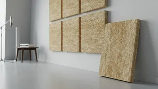 Agricultural Waste Insulation Panels Made From Husk And Straw Reduce Studio Sound Leakage