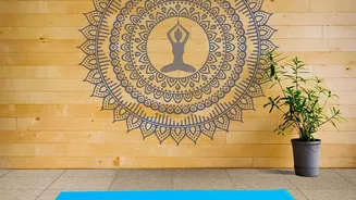 Budget Home Sanctuary How To Build A Peaceful Yoga Space With Everyday Props