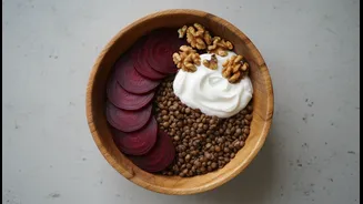 Use Beetroot with Lentils, Yoghurt or Nuts to Build a More Balanced Dish