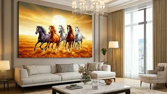 Vastu for Prosperity: The 7 Horses Painting