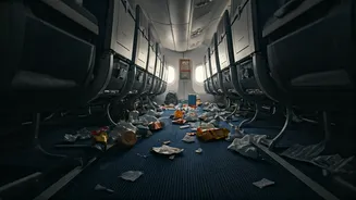 Viral Video Sparks Outrage: Travel Vlogger Exposes 'Shameful' Mess on Bangkok-India Flight